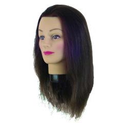 252 - Cabeza pelo natural 35-40 cm c/soporte 252 - Cabeza pelo natural 35-40 cm c/soporte