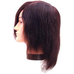254 - Cabeza pelo natural 15-18cm c/soporte 254 - Cabeza pelo natural 15-18cm c/soporte